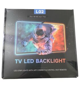 TV LED Backlight Strip for 40-50" TVs - Smart App Control (Sealed)